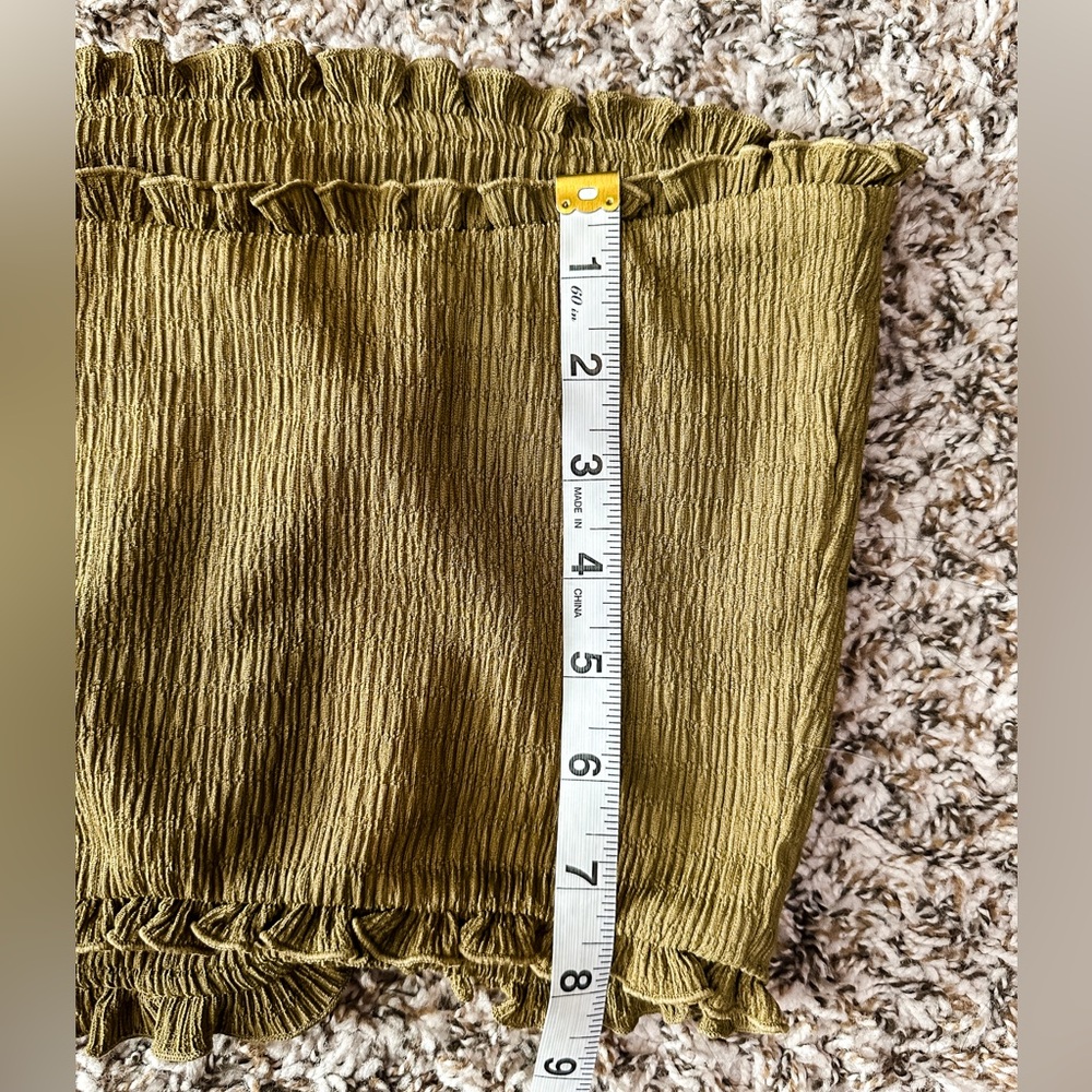 FREE PEOPLE Intimately Tube Top Bandeaus Olive Green Women’s - Small - Picture 8 of 8